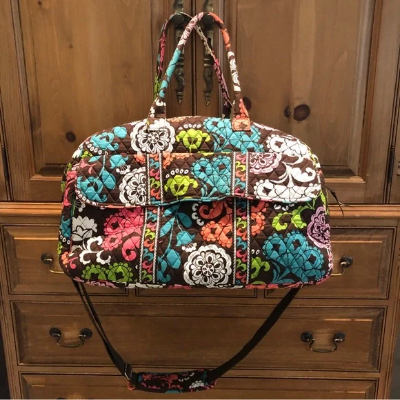 Vera bradley grand traveler bag on sale